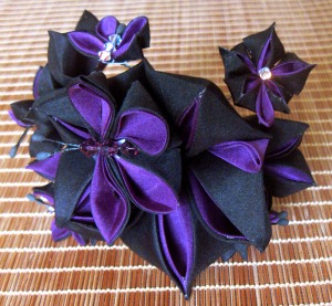 Into the Night Kanzashi- left side